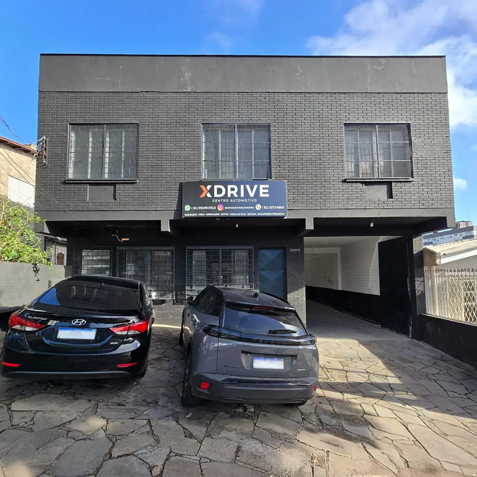 Fachada da Xdrive Centro Automotivo